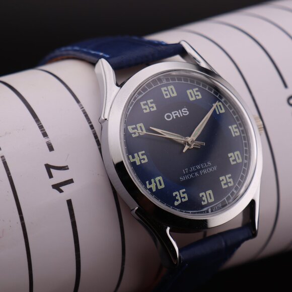 Oris Vintage Swiss 17 Jewels Hand-Wound Mechanical Men's Watch  - FREE SHIPPING - Picture 10 of 12